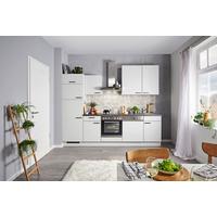 Küchenblock inkl. 4 E-Geräte PN80 - Graphitfarben/Schwarz, MODERN, Holzwerkstoff (280cm) - Pino