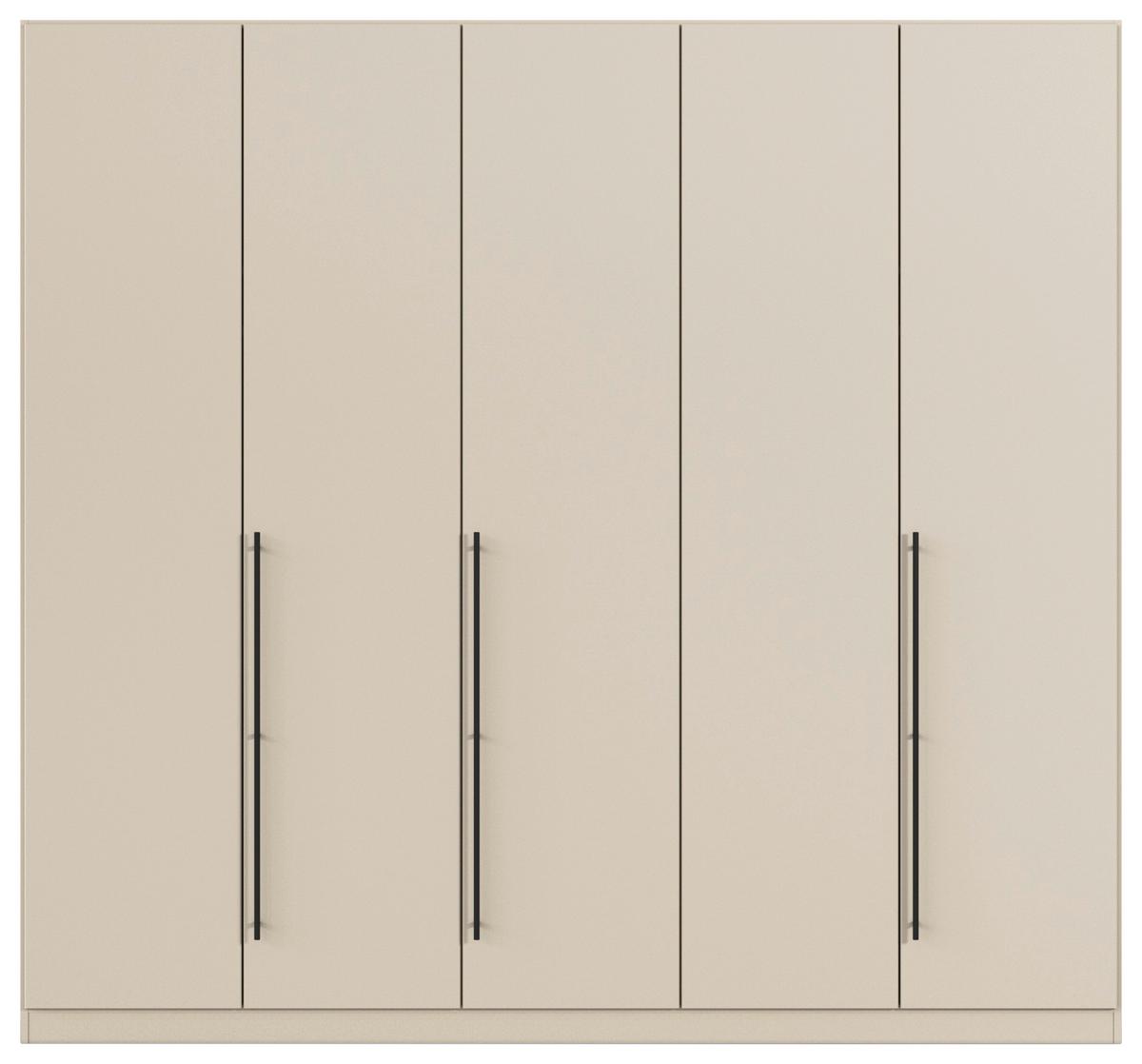 Kleiderschrank Safari Champagner - Champagner/Grau, KONVENTIONELL, Holzwerkstoff/Metall (226/210/54cm) - Based