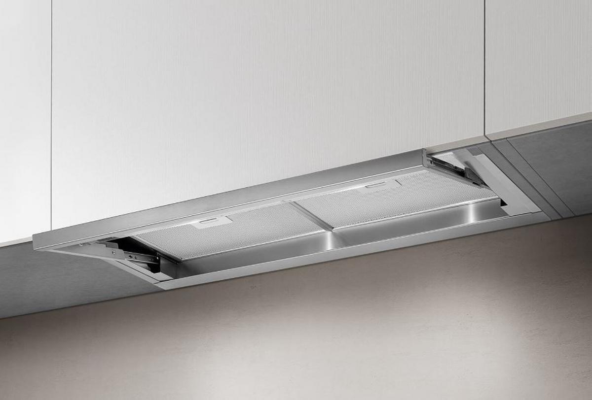 Dunstabzugshaube Supra 90 in Edelstahl/Glas - Edelstahlfarben, LIFESTYLE, Metall (90cm) - HKT
