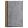 Hängeschrank Varese ca. 40x64 cm Hellgrau/Eiche - Eiche Wotan/Hellgrau, MODERN, Holzwerkstoff (40/64/20cm) - Held