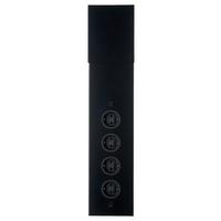 Steckdosenelement 410855 in Schwarz - Schwarz, Kunststoff (11,5/46/6cm) - Vogt