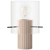 LAMPA STOŁOWA 70135A09 GÖTEBORG - beżowy/przezroczysty, Konventionell, metal/szkło (14/22cm) - Dieter Knoll