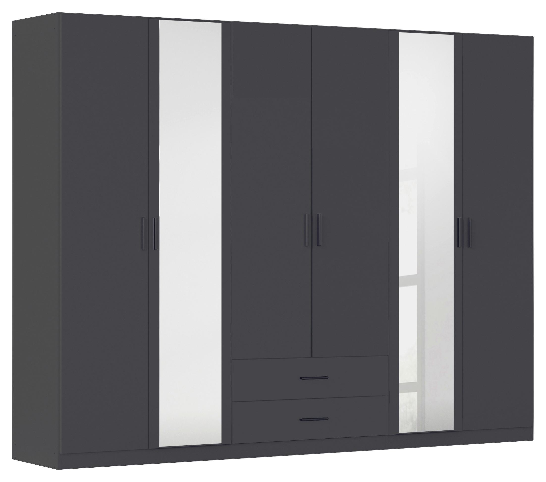 DULAP USI ROTATIVE DESPINA - gri, Konventionell, material pe bază de lemn (271/210/54cm)