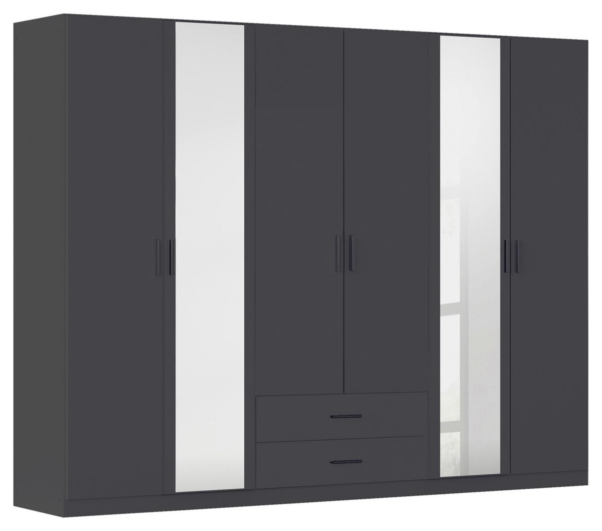 DULAP USI ROTATIVE DESPINA - gri, Konventionell, material pe bază de lemn (271/210/54cm)