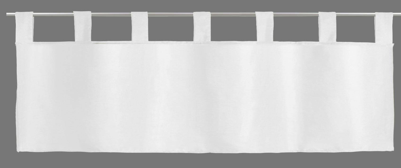 Vitrázsfüggöny Alster 140/50 - fehér, textil (140/50cm)