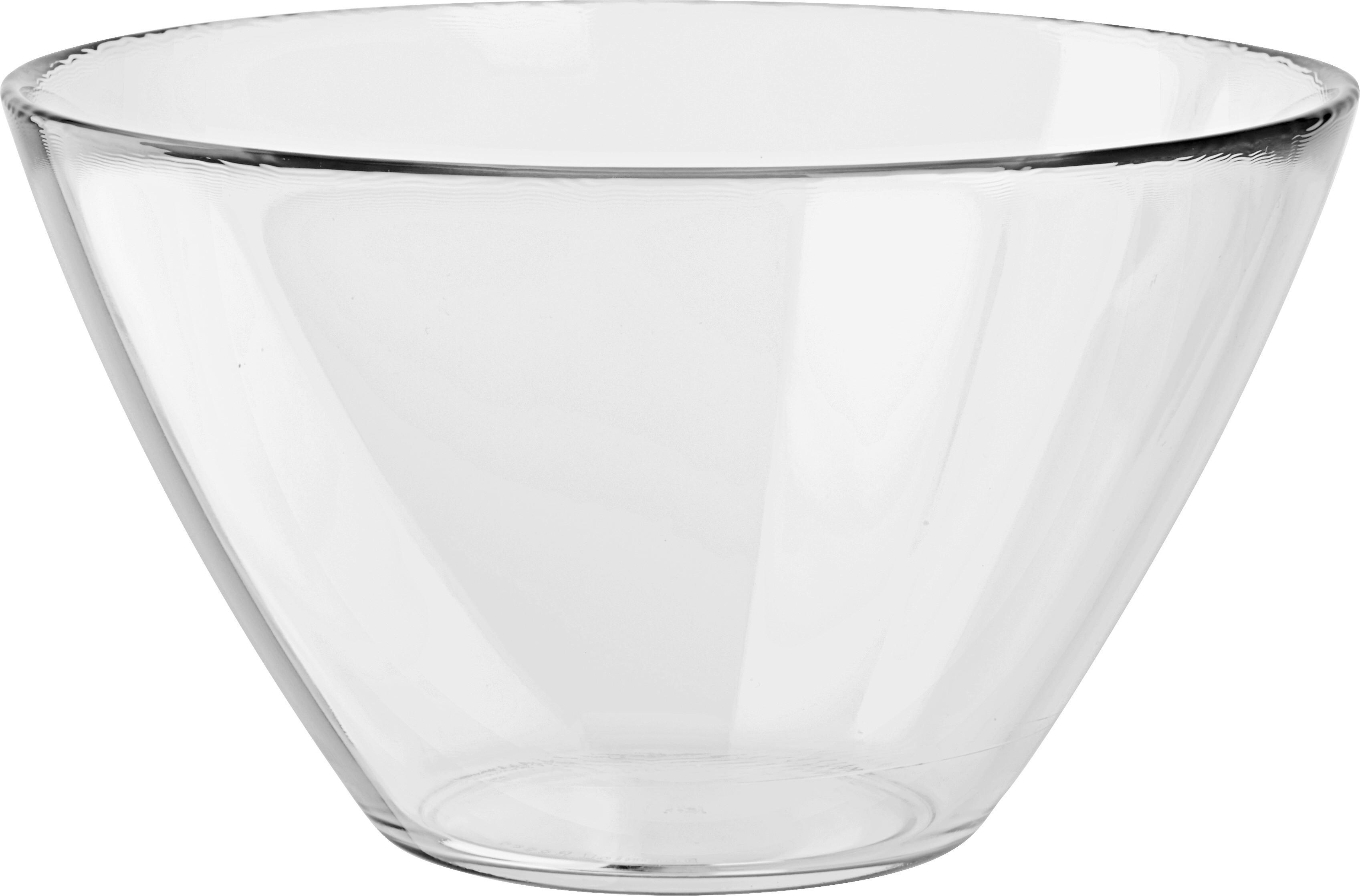 Schale Basic aus Glas Ø ca. 20cm - Klar, Glas (20/11,2/20cm) - Modern Living
