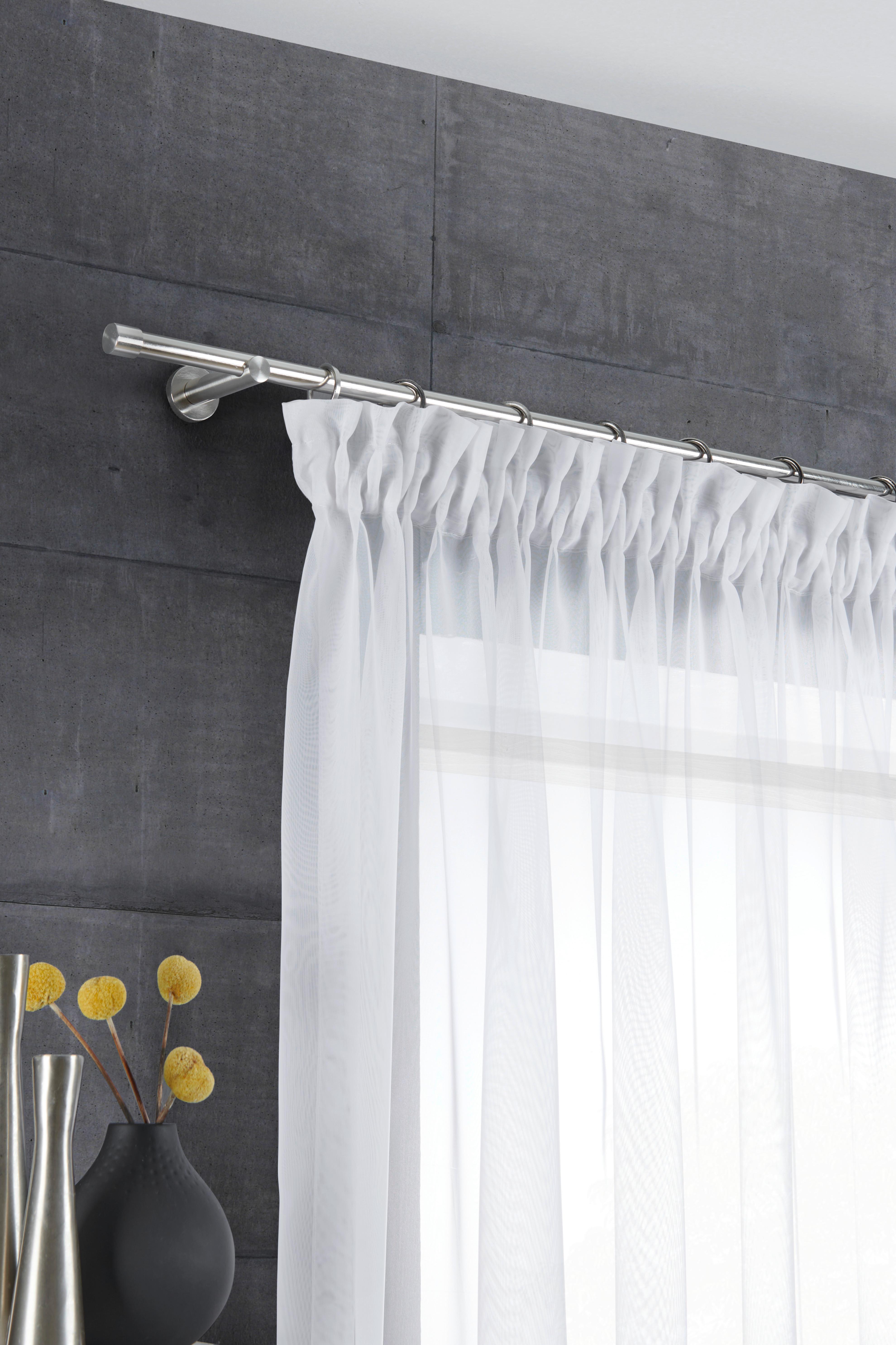 DRĄŻEK OKRĄGŁY - ZESTAW SABELLA - kolor stalowy, Basics, metal (120cm) - Boxxx
