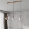 HÄNGLAMPA RENI - champagne/multicolor, Modern, metall/glas (86/18/120cm)