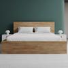 BETT WILMA - Wildeiche, MODERN, Holz (180/200cm) - Bessagi Home
