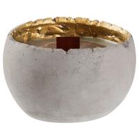 Gyertya Cserépben Coconut - barna, Modern, kő/kerámia (12,5/8cm) - Modern Living