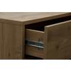 SKRIVBORD LIAM - svart/ek Artisan, Modern, metall/trämaterial (140/120/76cm) - Bessagi Home