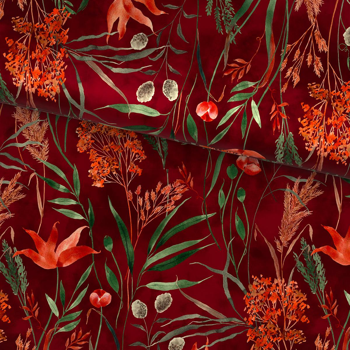 Posteljina Nora 140x200/60x80cm - crvena, Moderno, tekstil (140/200cm) - Mömax