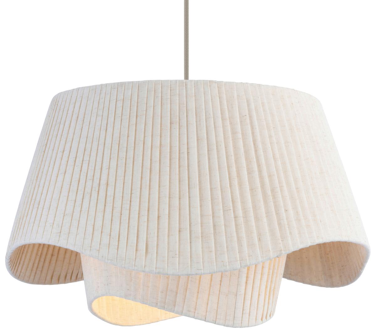 Luster Gabriele - bež, Moderno, metal/tekstil (50/50/120cm) - Mömax