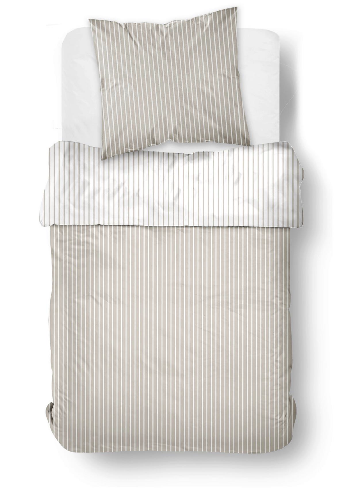 Posteljnina Taylor - svetlo rjava, tekstil (140/200cm)