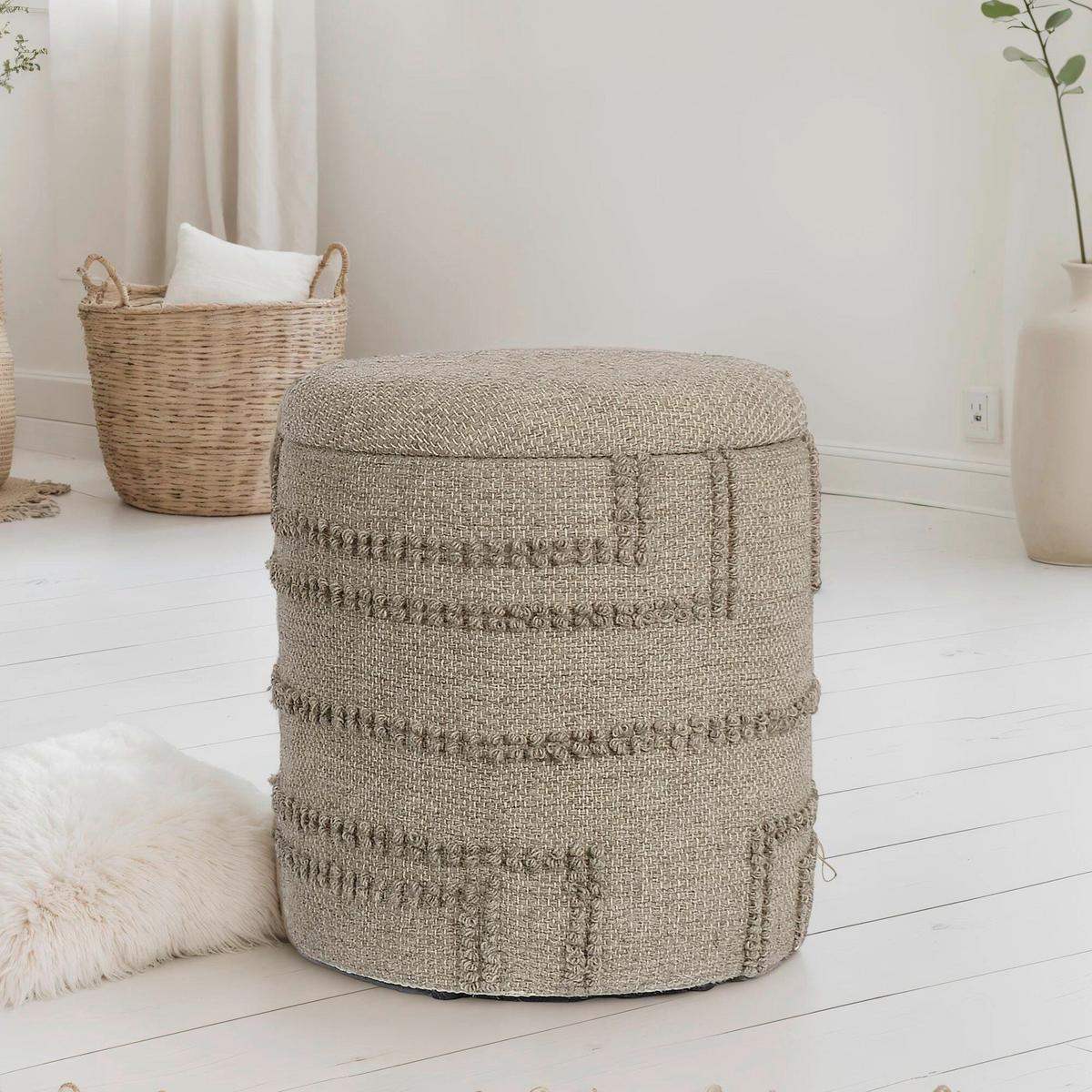 Ülőke Mid.you - barna, Design, textil (40/45/40cm) - MID.YOU