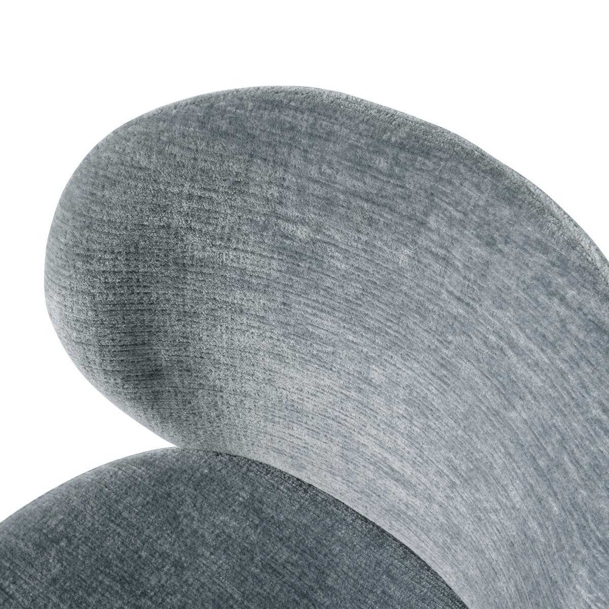 Stuhl-Set Femke 2er-Set Blau - Blau, MODERN, Textil/Metall (58/80/65cm) - Livetastic