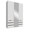 Ormar S Klasičnim Vratima Level 36a - bijela/srebrne boje, Moderno, staklo/drvni materijal (150/216/58cm) - Modern Living