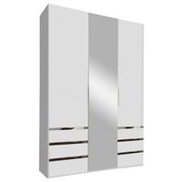 Ormar S Klasičnim Vratima Level 36a - bijela/srebrne boje, Moderno, staklo/drvni materijal (150/216/58cm) - Modern Living