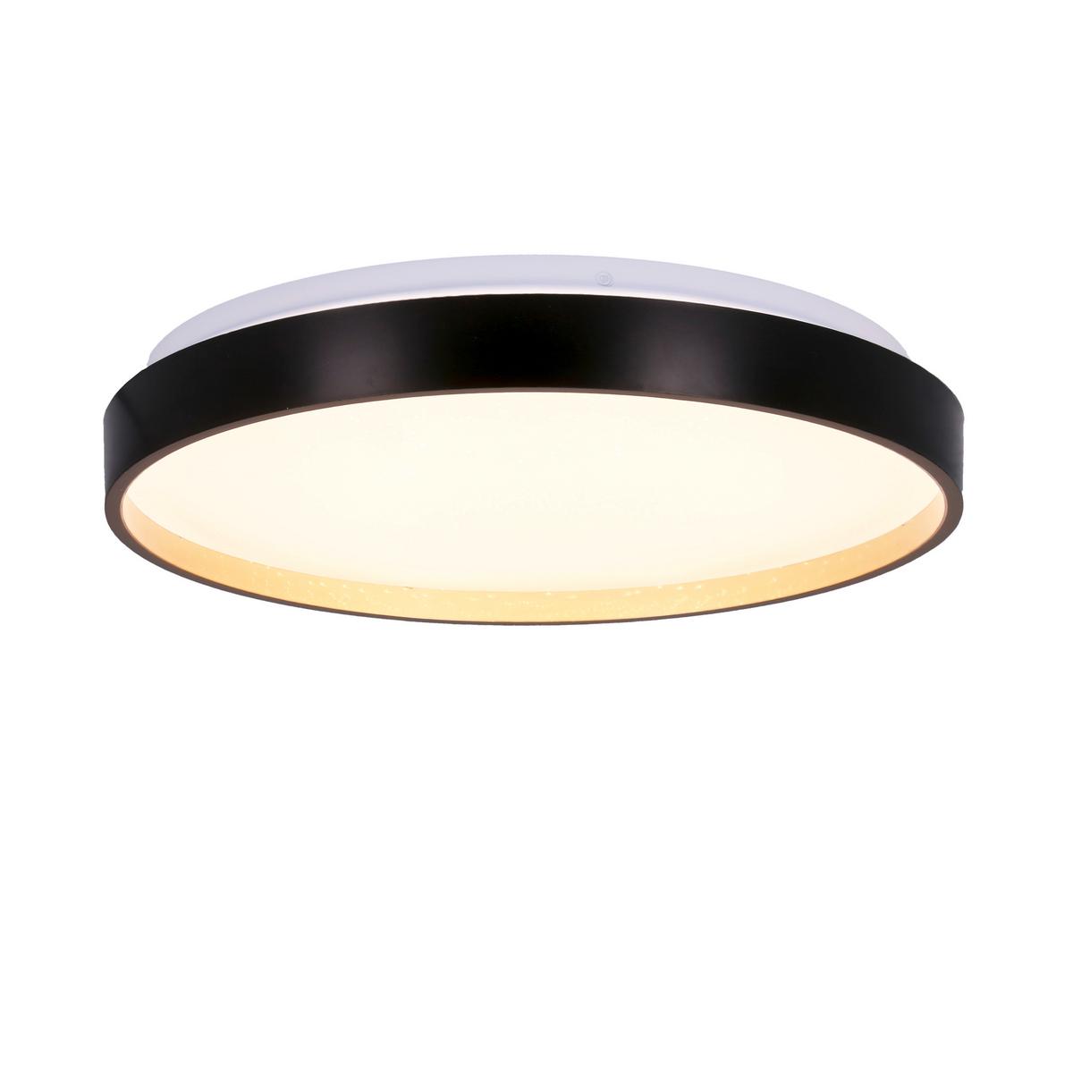 Led Stropna Svjetiljka Florida - bijela/zlatne boje, Konvencionalno, metal/plastika (33/33/6cm)