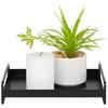 DEKORATIONSBRICKA LEONA -S- - svart, metall (26/18/6cm) - Mömax