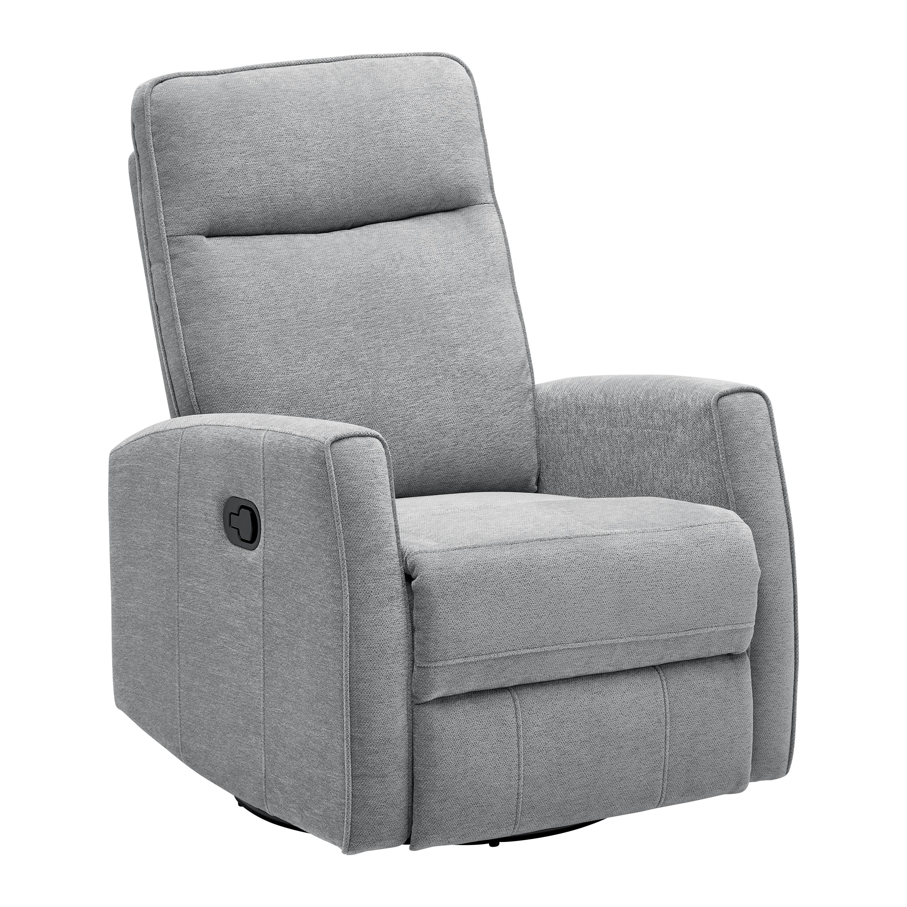 FAUTEUIL RELAX MELINDA - gris/noir, KONVENTIONELL, métal/matière synthétique (76/103/96cm) - Mömax