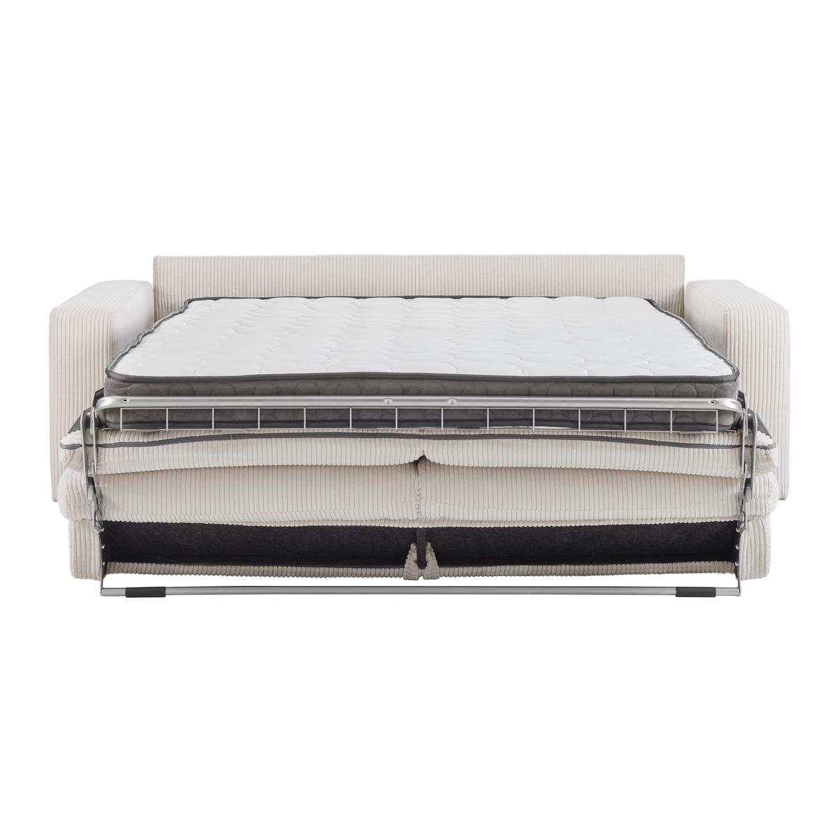 Zofa S Posteljno Funkcijo Agneta, Bež - črna/bež, Moderno, tekstil/les (200/83/97cm) - Premium Living