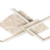 LED-TAKLAMPA CRISTIANO - champagne, Basics, metall/plast (70/47/6,8cm)