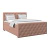 Boxspring Krevet Elio - bež/prljavo ružičasta, Romantično / ladanjski, tekstil/plastika (160/200cm) - Modern Living
