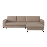 Kutna Garnitura Cloud - cappuccino, Trend, tekstil (290/178cm) - Modern Living