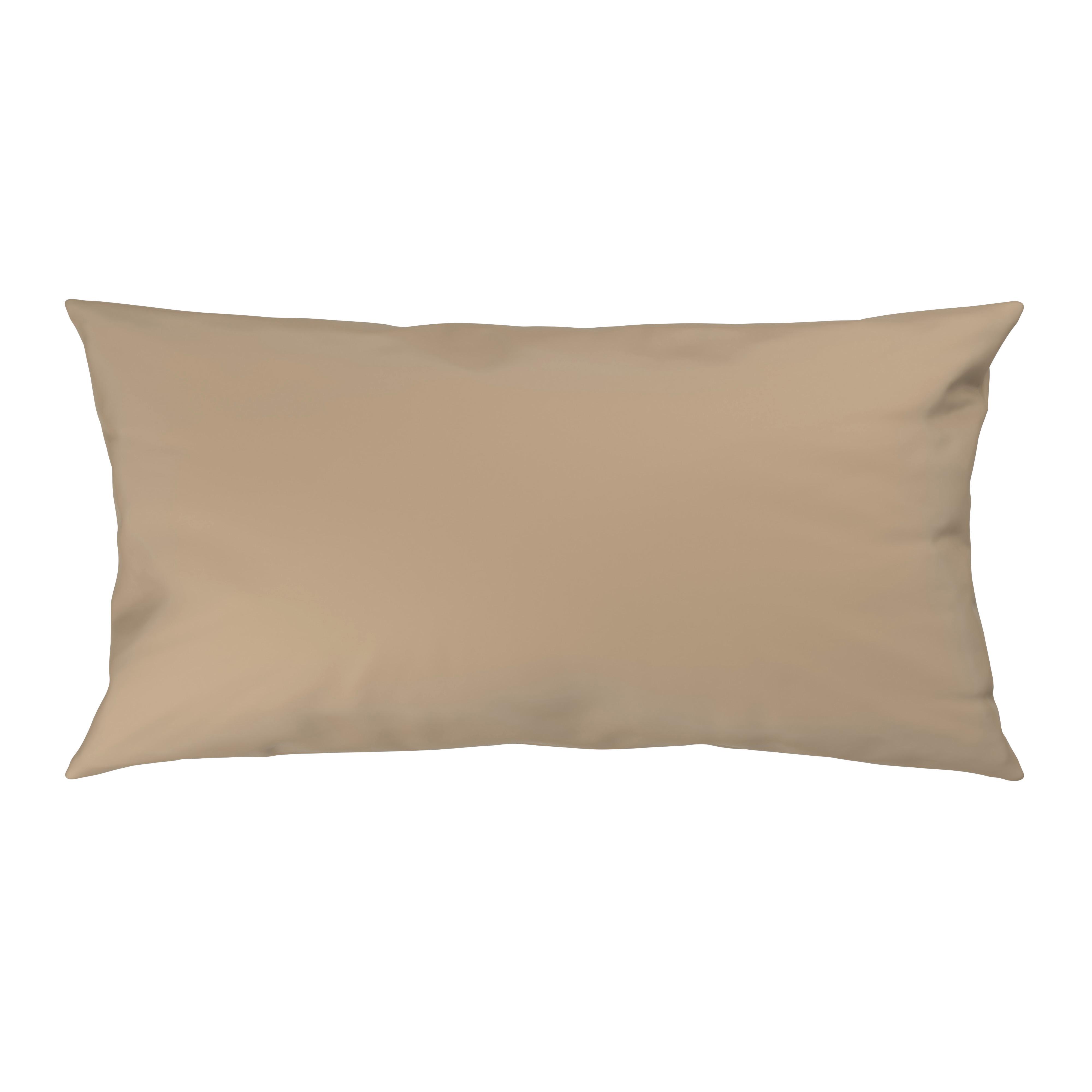 Kissenhülle Xenia Uni Beige ca. 40x80cm - Beige, MODERN, Textil (40/80cm) - Premium Living