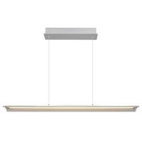 Led Viseća Svjetiljka Boja Aluminija - prozirno/boje aluminija, Design, staklo/metal (100/12/150cm) - Globo