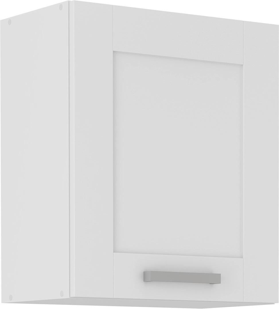 Kuhinjski Gornji Element Luisa H50 - bijela/srebrne boje, Romantično / ladanjski, drvni materijal/metal (50/58/31cm) - Based