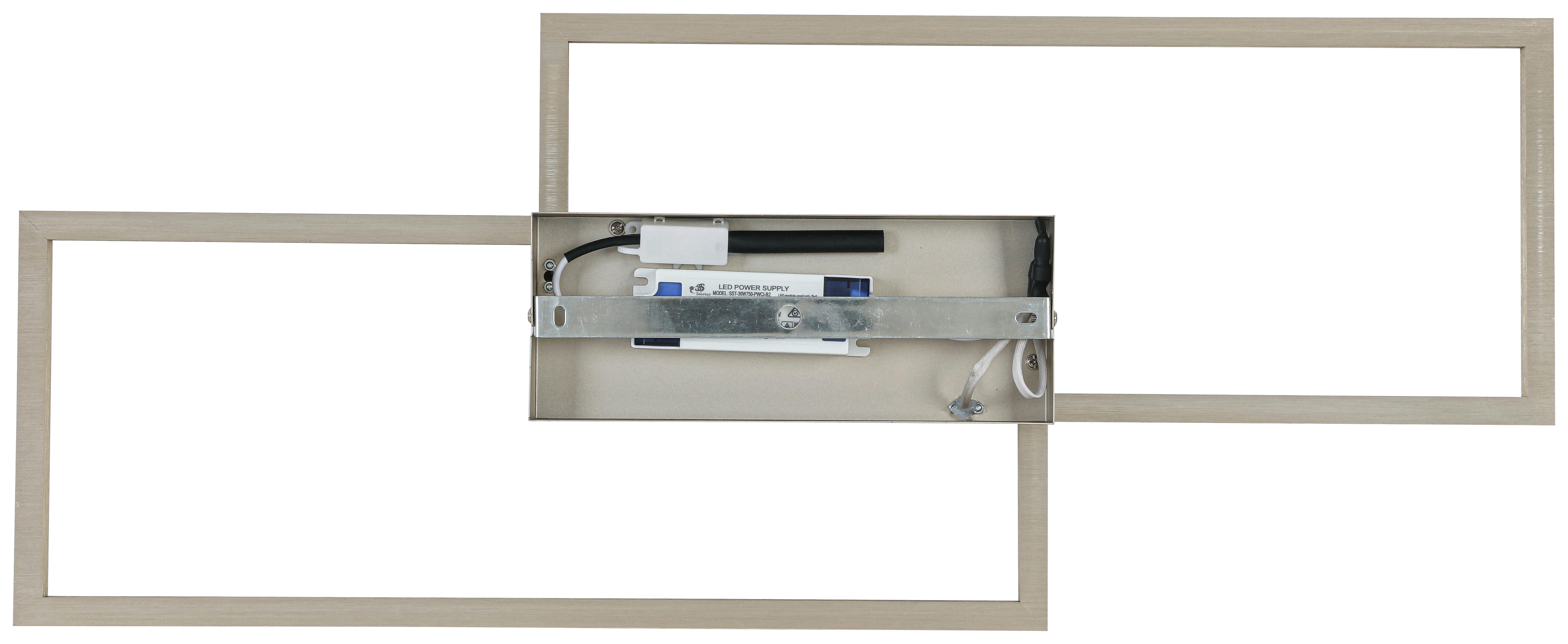 LED-TAKLAMPA CEM - champagne, Modern, metall/plast (75/30/7cm) - Mömax