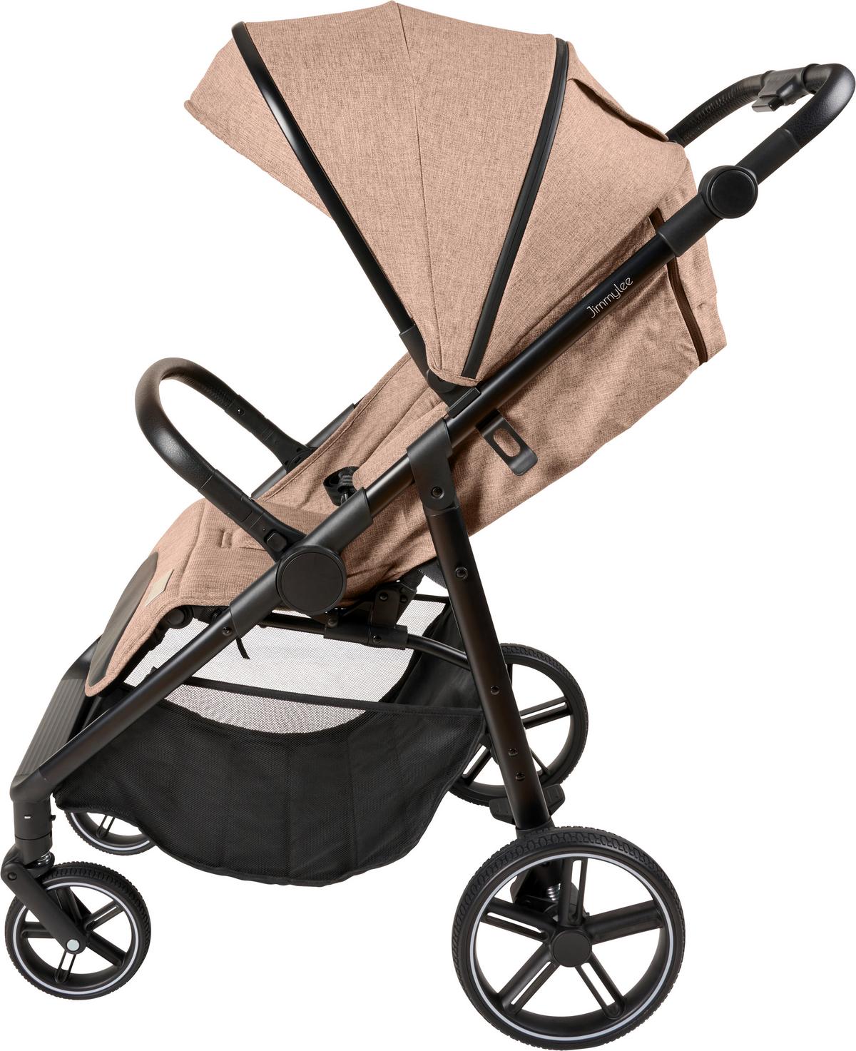 WÓZEK SPACEROWY SMART CRUISER - beżowy/czarny, Trend, tworzywo sztuczne/metal (55/56/107cm) - Jimmylee