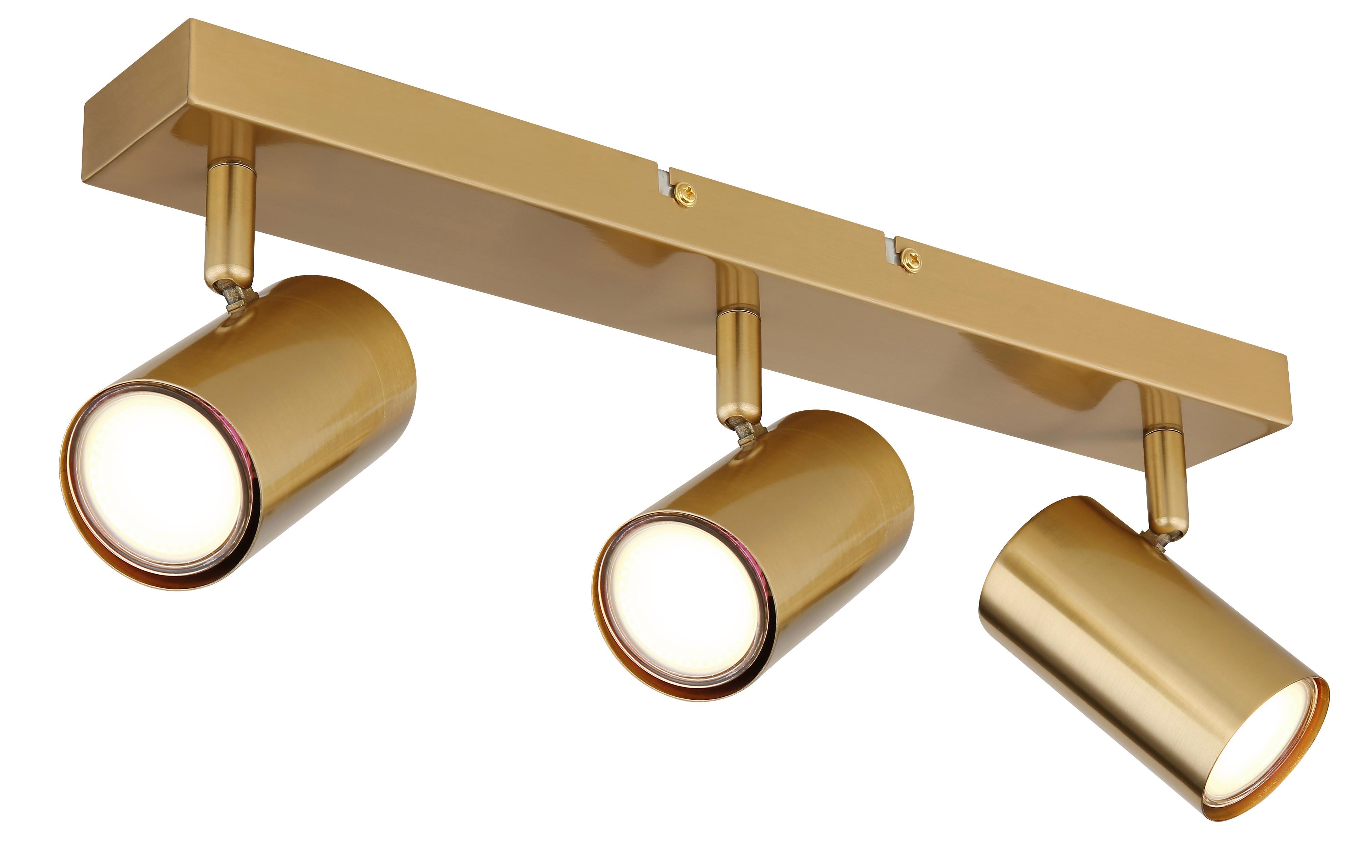 Strahler Robby in Goldfarben max. 25 Watt - Goldfarben, Metall (41/6/13cm) - Globo