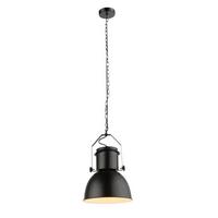 Hängeleuchte Kutum max. 40 Watt - Schwarz, Trend, Metall (26,5/120cm) - Globo
