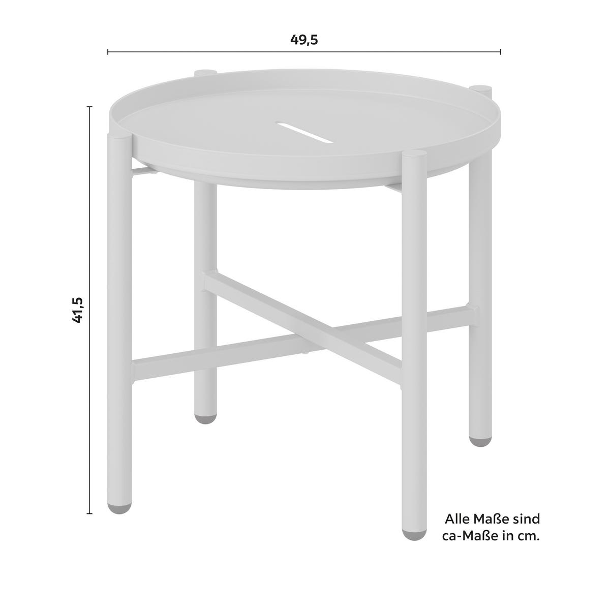Set balcon Elia - crem, Modern, plastic/metal - Bessagi Garden