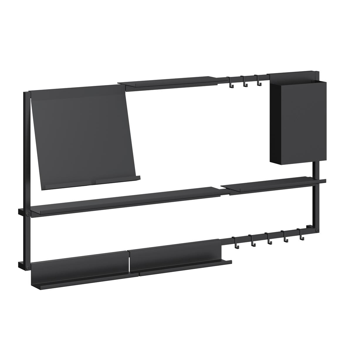 Universalablage Systemstyle Schwarz - Schwarz, MODERN, Metall (28/2,5/10,3cm) - System Style