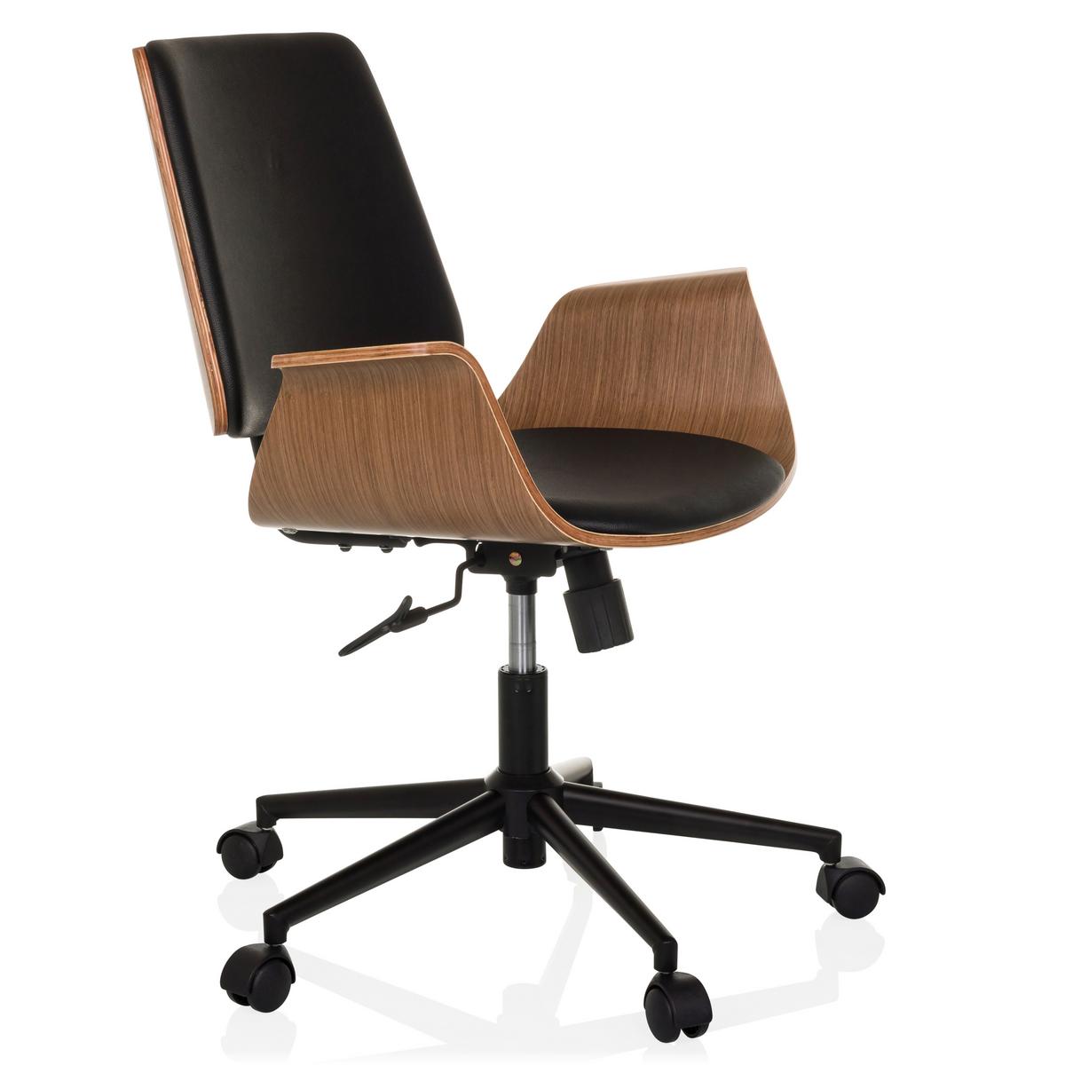 Pisarniški Stol Cenca I, Črna - črna, Moderno, kovina/umetna masa (68/92/63,5cm) - MID.YOU