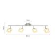 Led-reflektor Nanni - krom, Romantika, kovina/umetna masa (80/18cm) - Premium Living Led-reflektor Nanni - krom, Romantika, kovina/umetna masa (80/18cm) - Premium Living