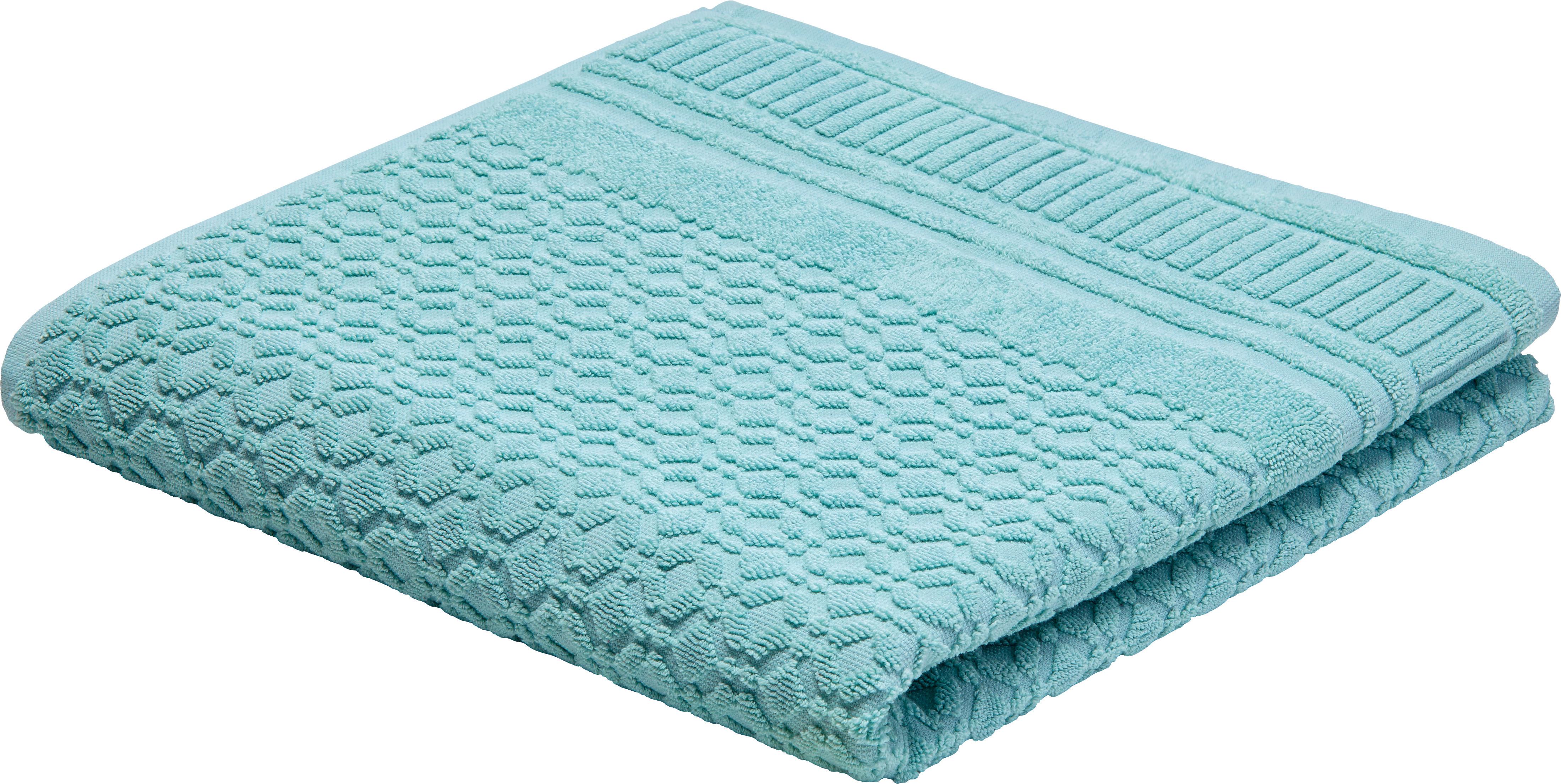 Duschtuch Carina Jade-Grün - Grün, Romantik / Landhaus, Textil (70/140cm) - Modern Living