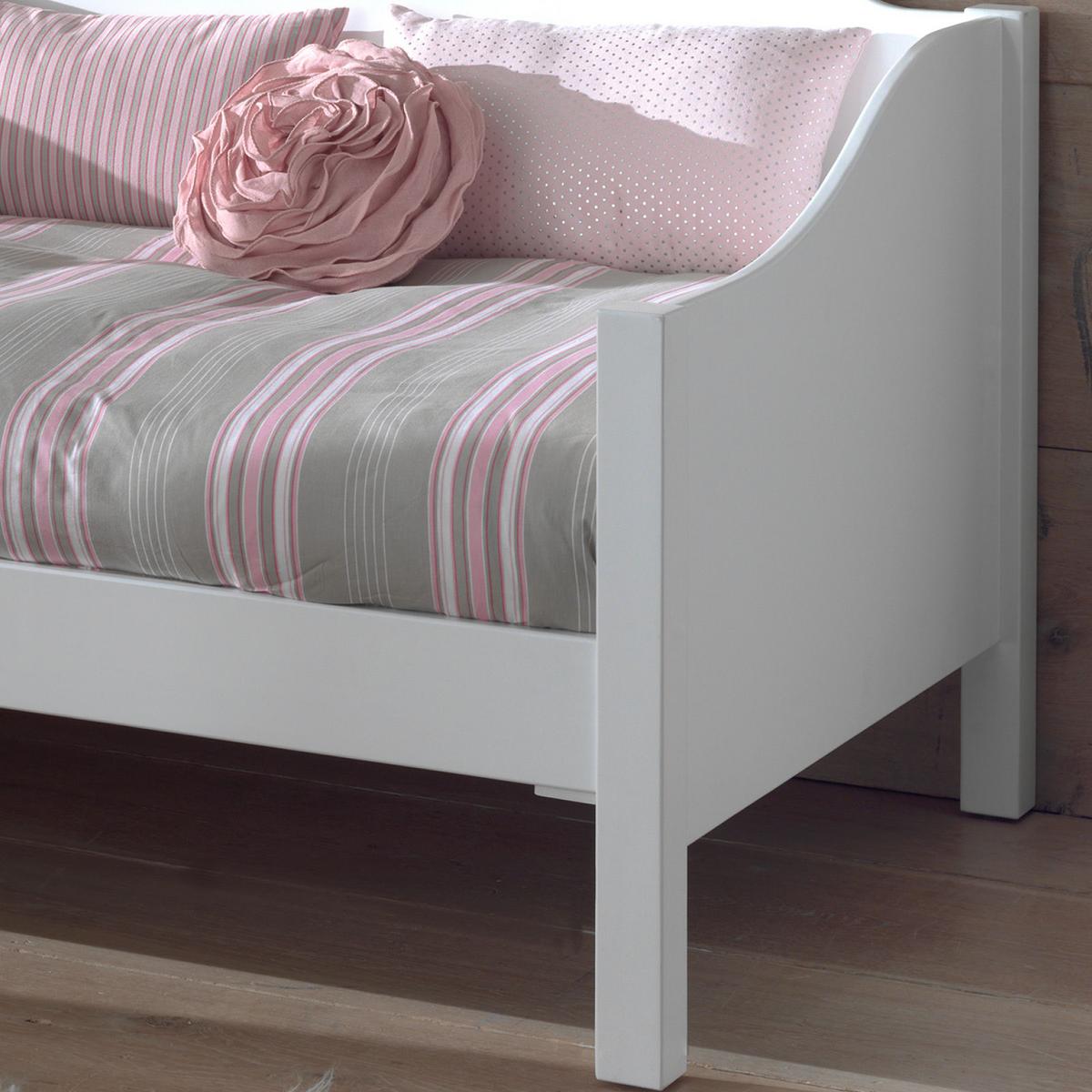 Kojenbett 90x200 Amori, Weiß - Weiß, KONVENTIONELL, Holzwerkstoff (90/200cm) - MID.YOU