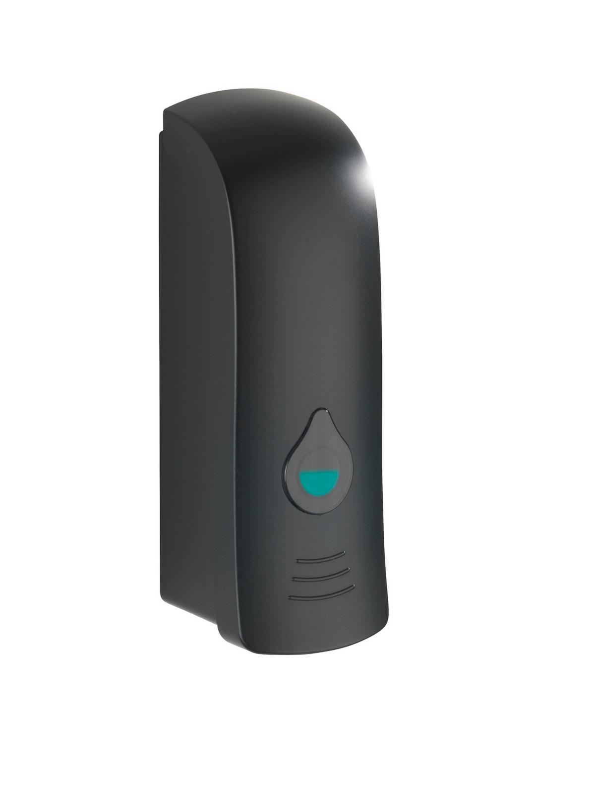 Dozator săpun Ranera - negru, Modern, plastic (7/22/7,5cm) - Wenko