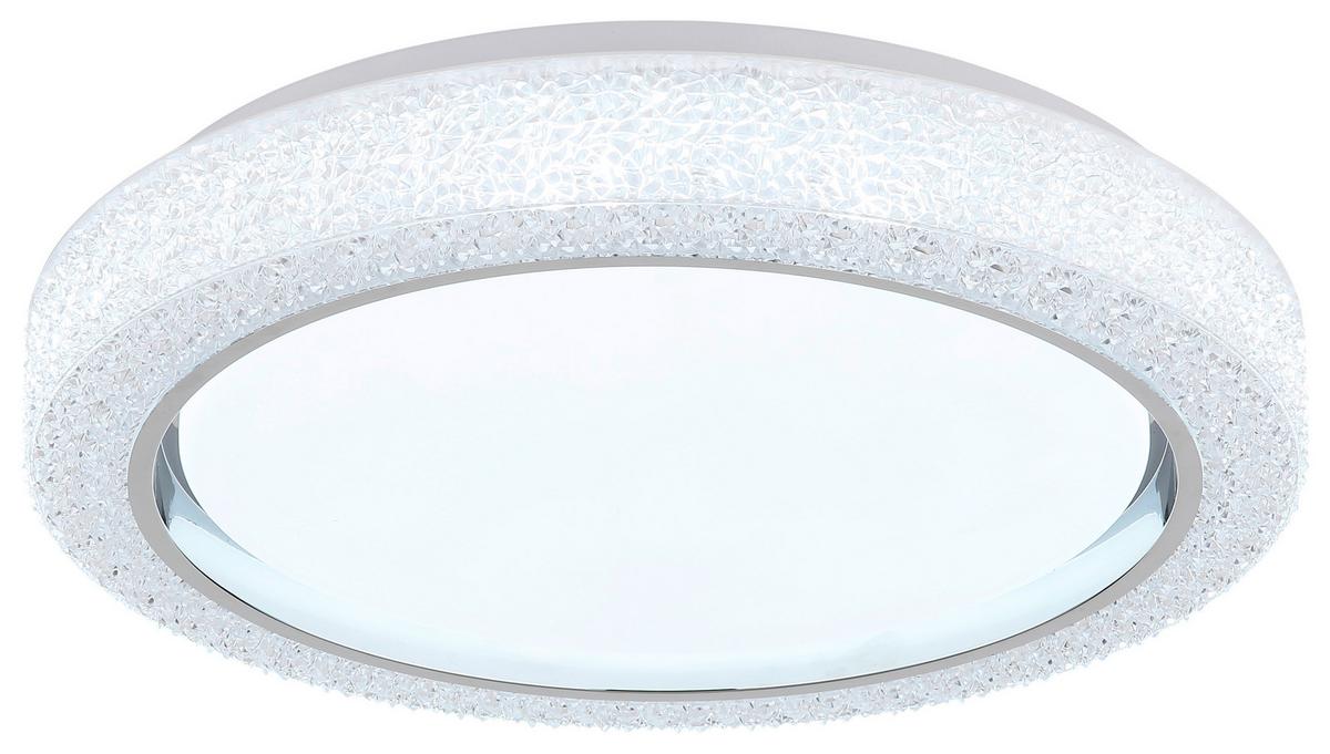 Led Stropna Svjetiljka Liami - bijela, Design, metal/plastika (40/8cm)