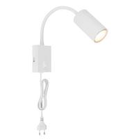 Wandstrahler Witmo 2 Weiss max. 25 Watt - Weiss, Modern, Metall (7/44cm) - Mömax