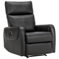 Relax-fotel Ancona 2 - fekete, Modern, textil/fa (78/100/93cm) - Mömax