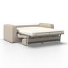 BÄDDSOFFA MIRANDA - beige/svart, Modern, metall/trämaterial (207/71/98cm) - Bessagi Home