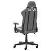 GAMINGSTOL PRINCE -EXKLUSIV- - vit/grå, Modern, textil/plast (70/126/70cm) - Dxracer