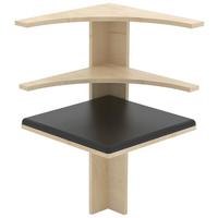 Kotni Element Za Klop Esal, Medeni Hrast - medeni hrast, Moderno, leseni material (43/78/43cm) - MID.YOU