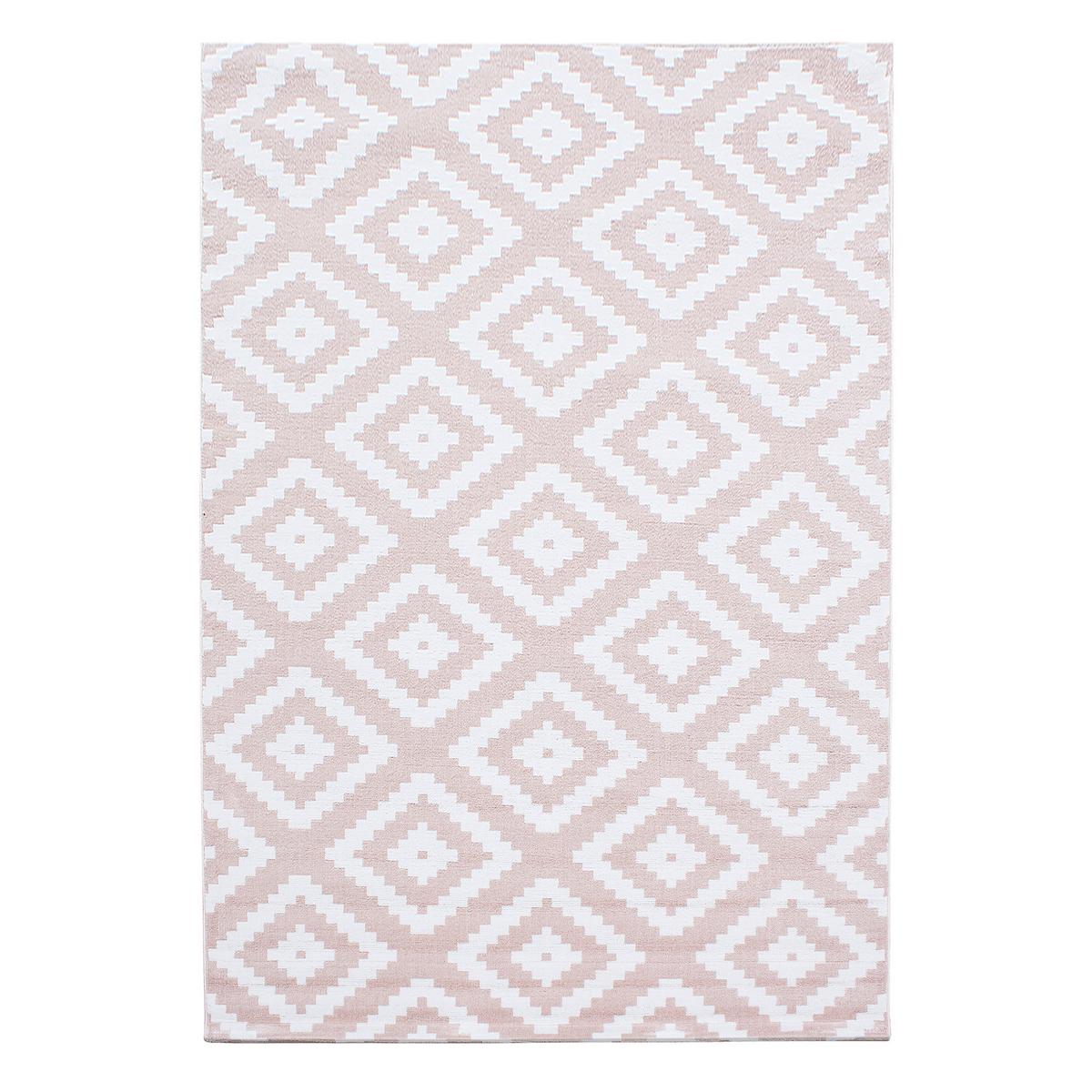 Webteppich Plus Pink ca. 140x200cm - Pink, Basics, Textil (140/200cm) - Novel
